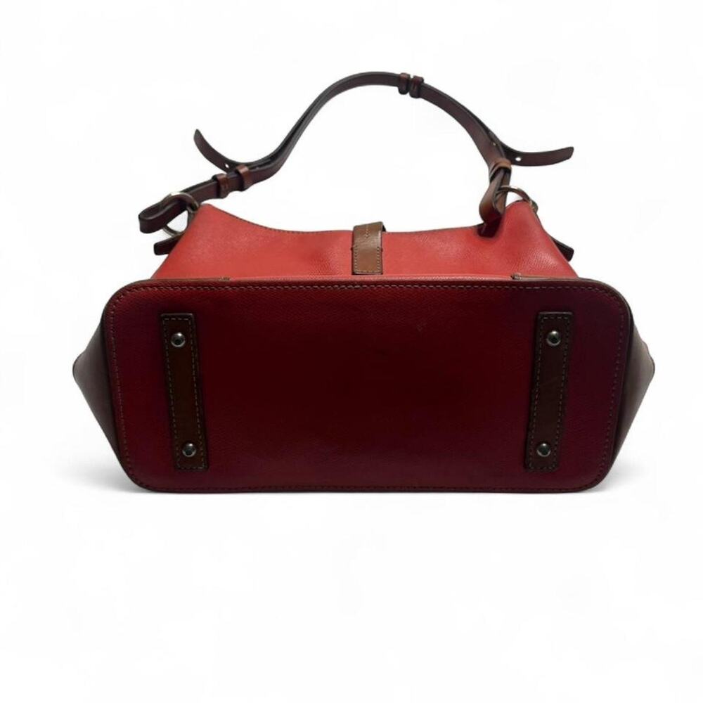 Dooney & Bourke Claremont red leather Hobo shoulder bag & Bourke &Bourke - Picture 3 of 8